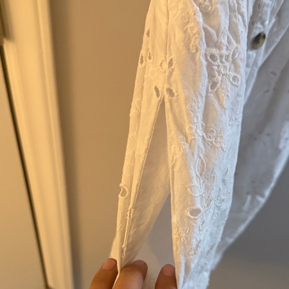 Time and Tru White Eyelet Midi Dress - Picture 5 of 5